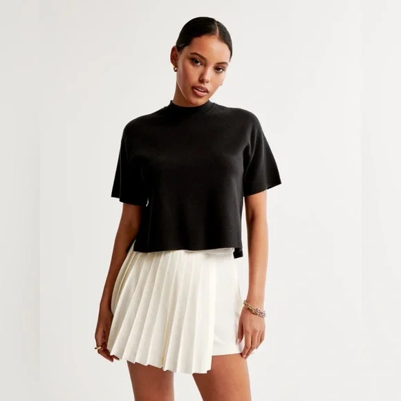 Abercrombie Fitch Shorts Abercrombie Pleated Wrap Skort Nwot